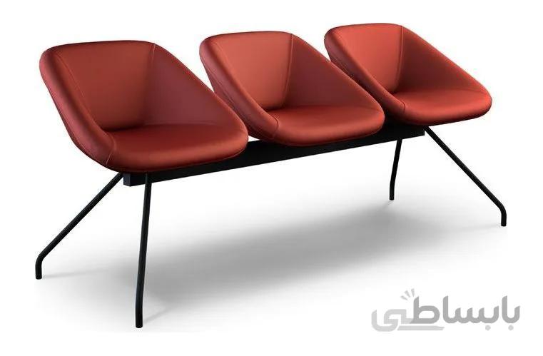 صندلی انتظار سه نفره مدل Triangle هلگر