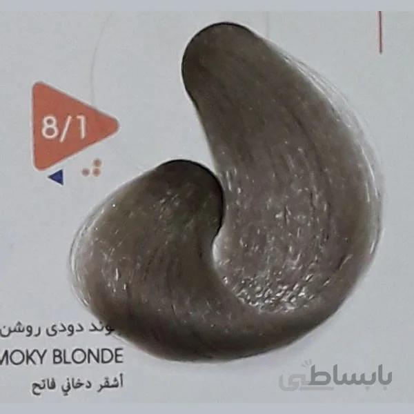رنگ مو ویتامول (Vitamol) بلوند دودی روشن (شماره 8/1 دودی) حجم 120 میل