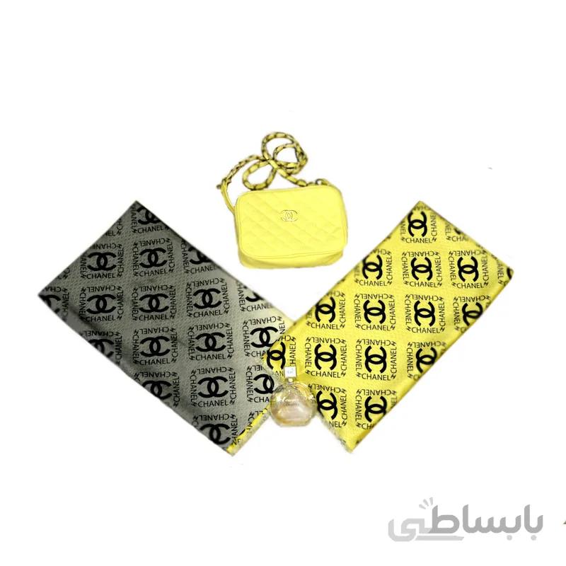 شال نخی طرح شانل مدل hs006
