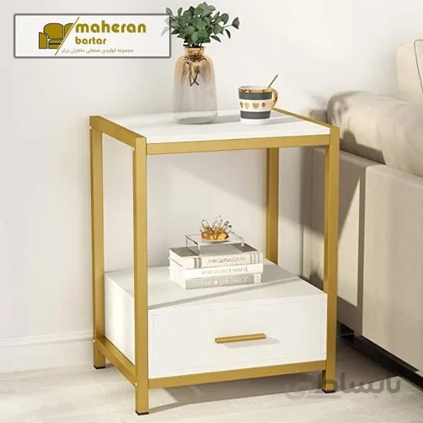 میز عسلی استیل مدل آیلند AYLAND