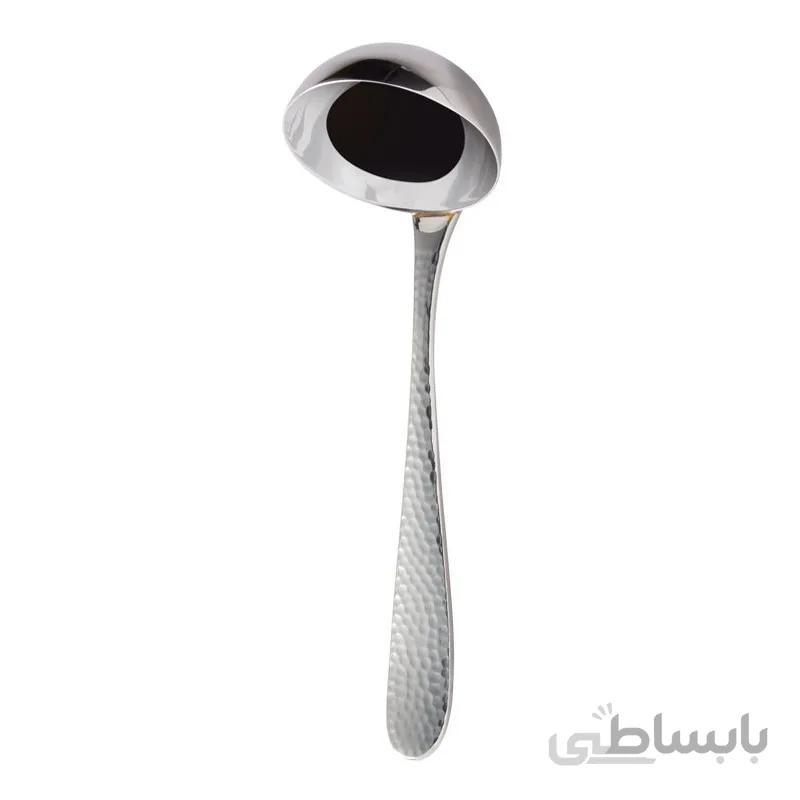 ملاقه سوپ ناب استیل طرح واریان (1 پارچه)