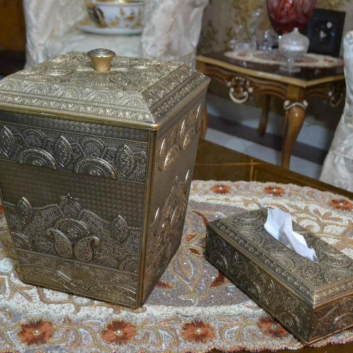 سطل و دستمال درب دار جاویدان