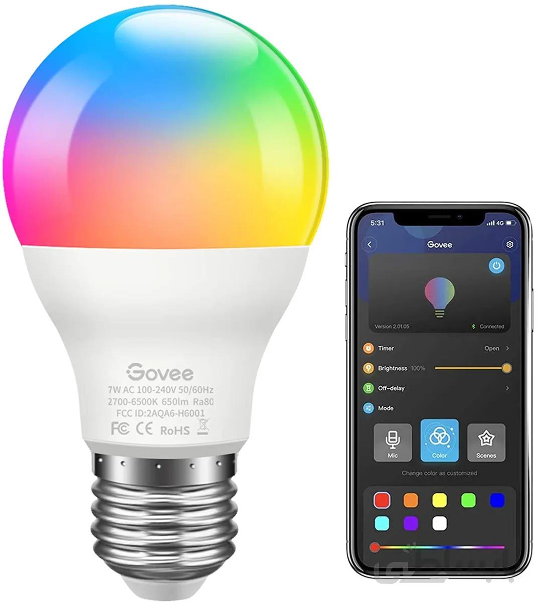 لامپ LED Govee با قابلیت اتصال بلوتوث
