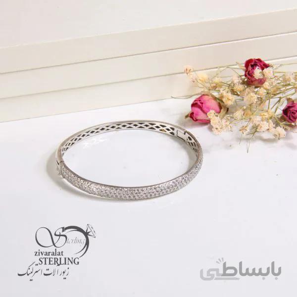 دستبند نقره زنانه طرح مارال