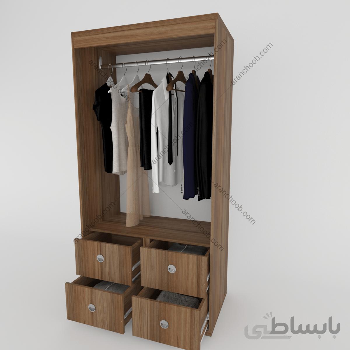 کمد درب ریلی مدل پرنیا