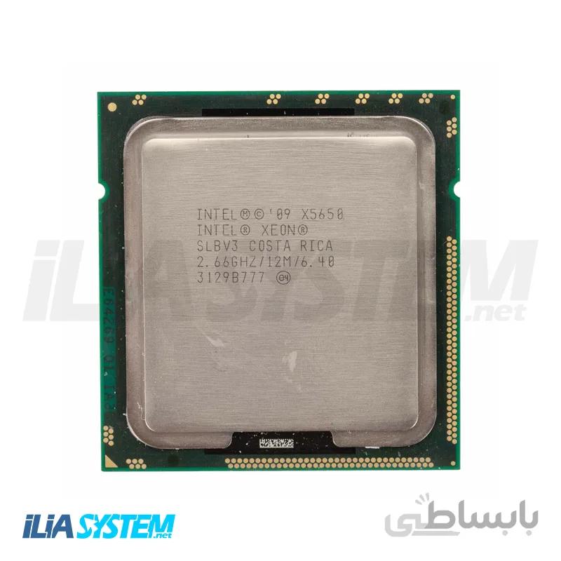 سی پی یو اینتل مدل زئون Xeon X5650 با فرکانس 2.66 گیگاهرتز ا Xeon X5650 2.66GHz LGA1366 CPU