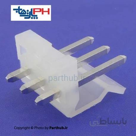 کانکتور پاور بدون قفل (CH) نر 3 پین 3.96mm صاف (ST)