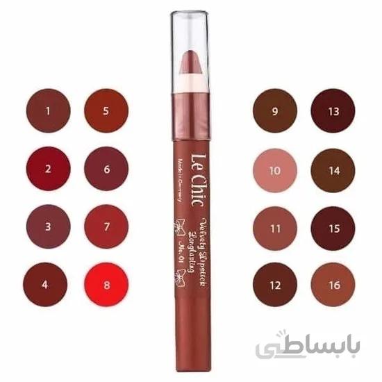 رژ لب مدادی لچیک lechic Velvety Lipstick شماره 06