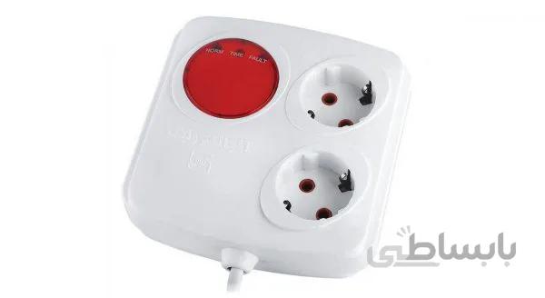 محافظ 2 خروجی ارت دار سرامیکی یخچالی (آفر الکترونیک)