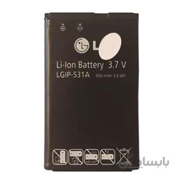 باتری اورجینال ال جی LGIP-531A ظرفیت 950 میلی آمپر ساعت ا LG LGIP-531A 950mAh Original Battery