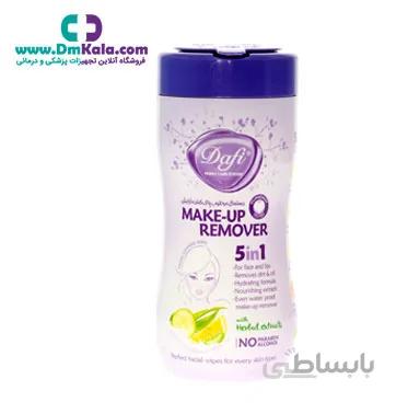 دستمال مرطوب پاک کننده آرایش کمر باریک 48 برگی دافی ا Dafi-Makeup remover wipes