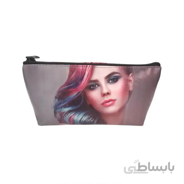 کیف ارایشی عکس دار طرح 1