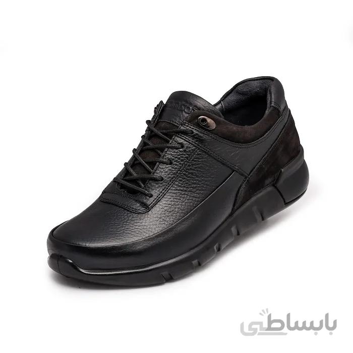 کفش چرم مردانه مدل سیلوانا بندی-1