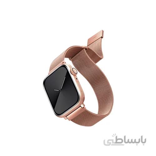 بند اپل واچ بافت استیل برند یونیک مدل Dantewatch مناسب برای اپل واچ 38/40/41 mm