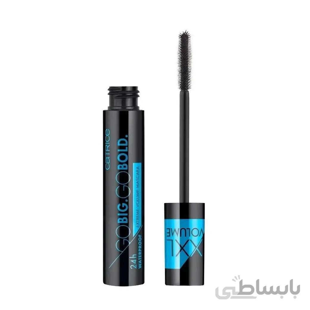 ریمل حجم دهنده کاتریس مدل گو بیگ گو بولد ضد آب Go Big Go Bold Waterproof ا Catrice Mascara Volume Go Big Go Bold Waterproof Extreme