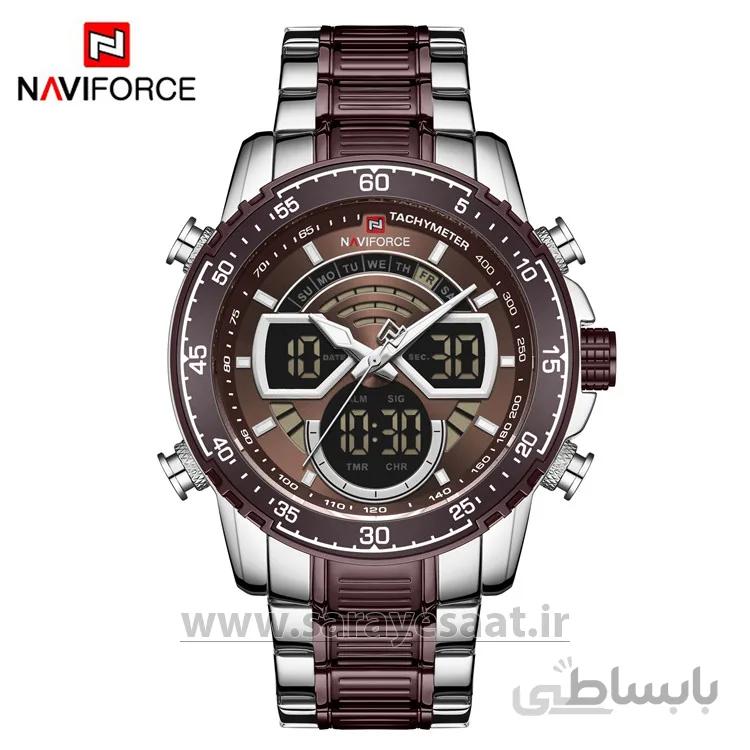 ساعت مچی عقربه ای دیجیتال مردانه نیوی فورس مدل NF9189 SCE