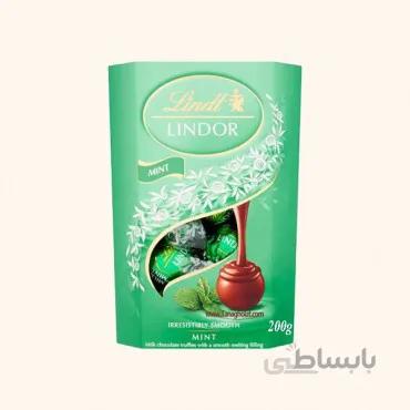 شکلات پذیرایی لینت مدل لیندور 200 گرم - نعنایی