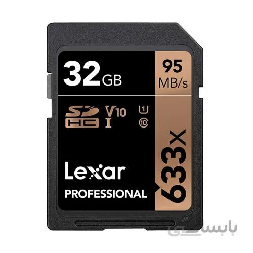 کارت حافظه لکسار مدل Lexar 32GB Professional SDHC UHS-I U1 95MB/s
