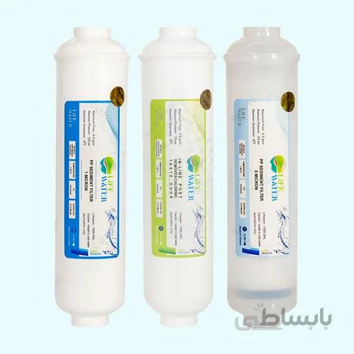 فیلتر دستگاه تصفیه آب خانگی clean pure بسته سه عددی