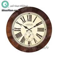 ساعت دیواری چوبی لوتوس مدل BRENTWOOD W10011
