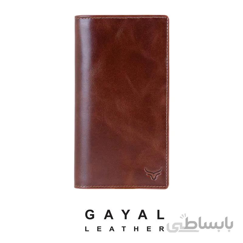 کیف پول چرم گَیال W20 قهوه ای