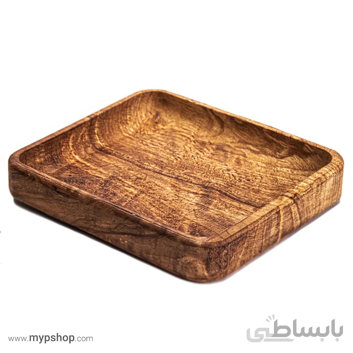 ظرف سرو چهارگوش سایز بزرگ(چوب توسکا)