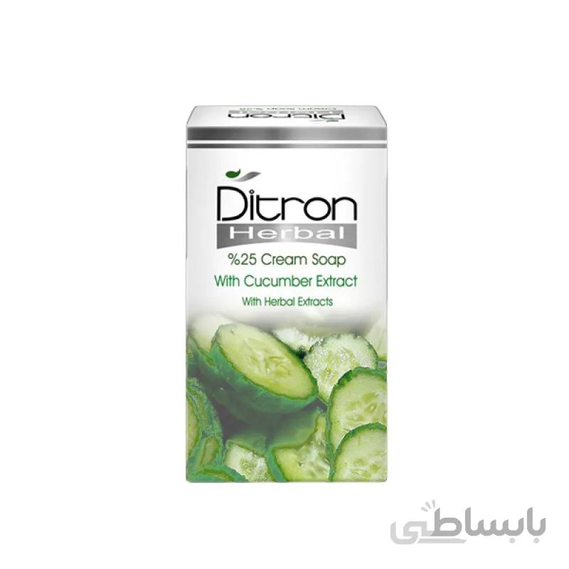 صابون کرم دار %25 و عصاره خیار دیترون ا Ditron Cream Soap 25% With Cucumber Extract