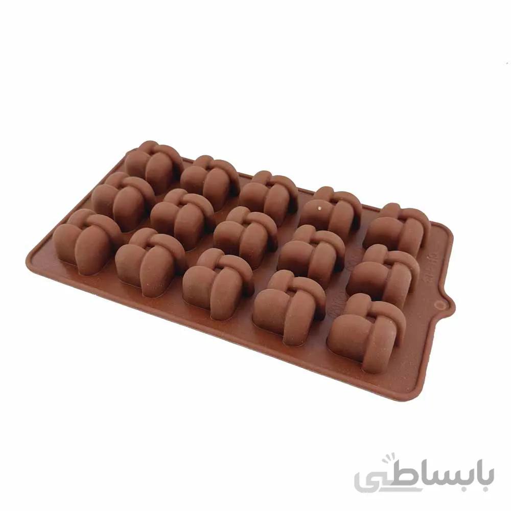 قالب سیلیکونی شکلات طرح حصیری