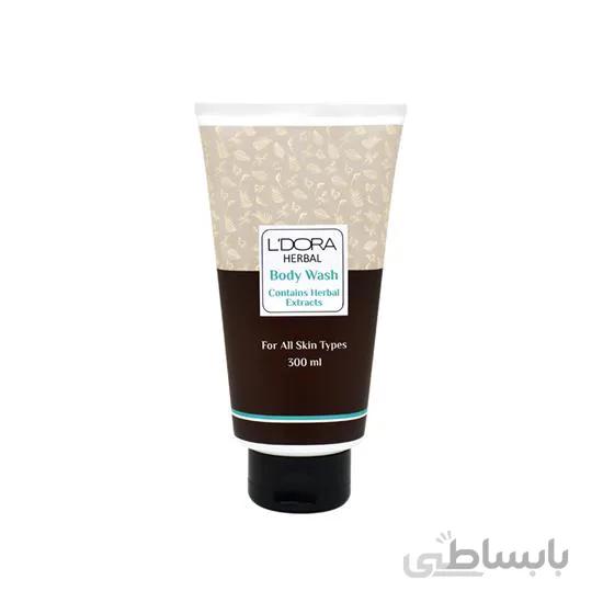 شامپو بدن گیاهی لدورا هربال 300 میلی‌لیتر