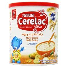 سرلاک چند غله چند میوه نستله 400 گرمی ا -