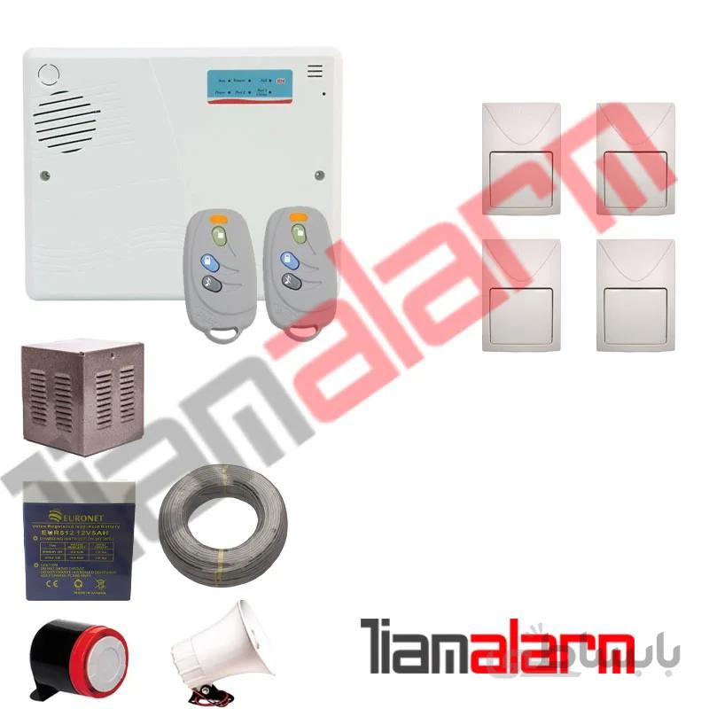پکیج دزدگیر اماکن باسیم مدل سایلکس تلفنی SL14F4