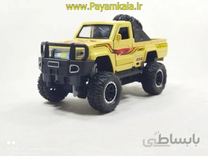 ماشین فلزی وانت لندکروز آفرود (53522) کرم