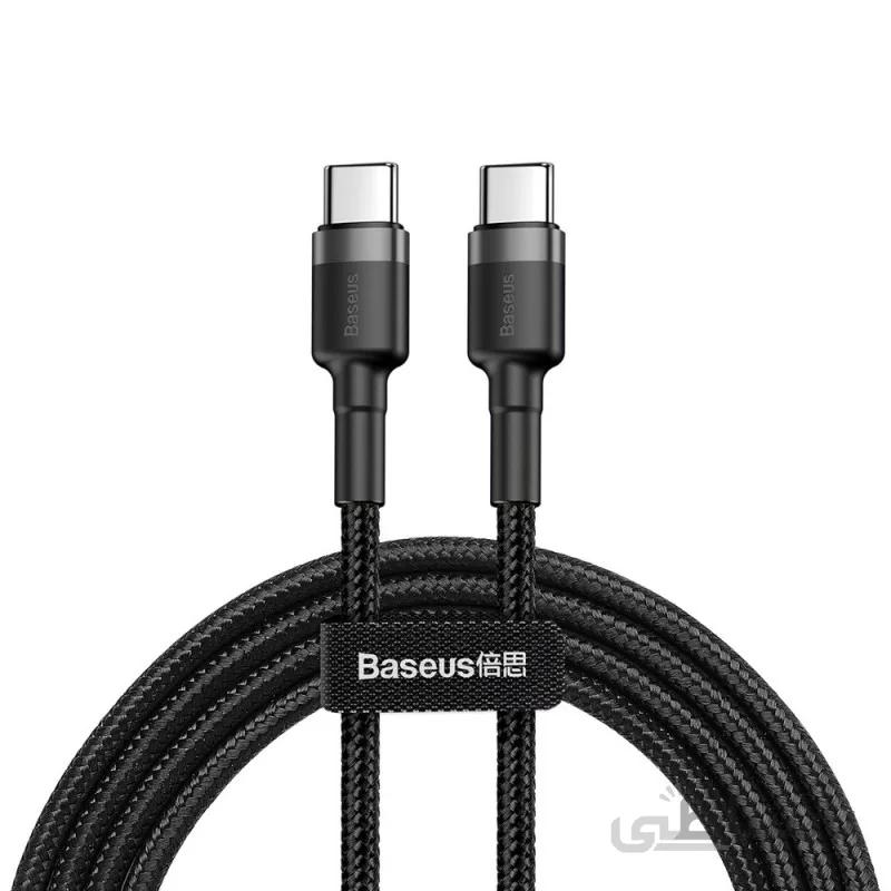 کابل فست شارژ دو سر تایپ سی Baseus Cafule PD2.0 QC3.0 CATKLF-GG1 به طول 1 متر