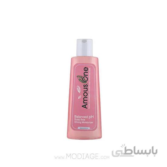 ژل شستشو پوست خشک آموس وان amous one ا amous one cleansing gel
