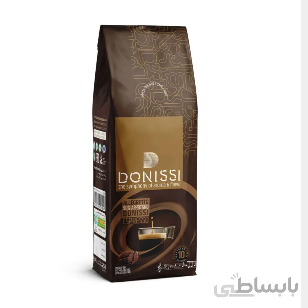 دانه قهوه آلگرتو دونیسی (۲۵۰ گرمی)
