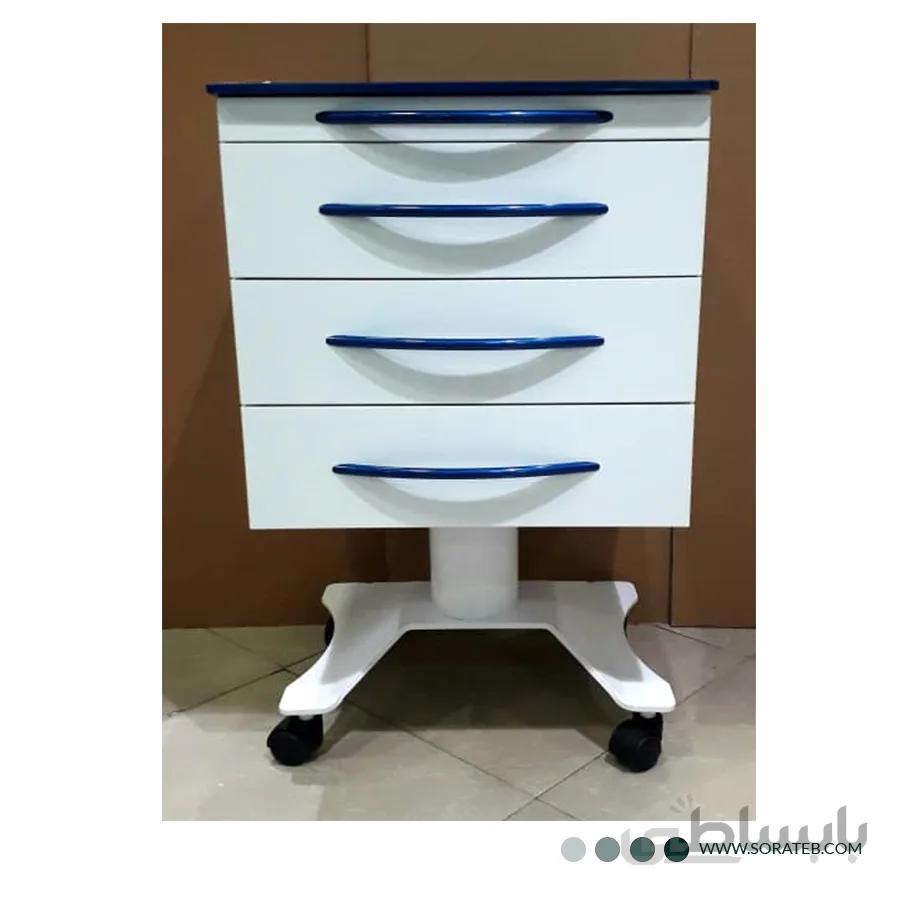 ترالی زیبایی پزشکی سه کشو کد 601