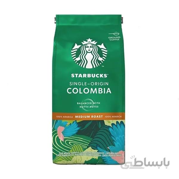 پودر قهوه كلمبیا تك منشا استارباكس 200 گرم ا Starbucks Colombian coffee powder single source 200 g