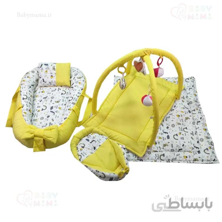 تشک بازی TiTi baby قایقی 6 تیکه چاپی