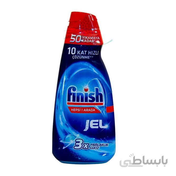 ژل ماشین ظرفشویی فینیش مدل All In One حجم 1000 میلی لیتر ا Finish Dishwasher Gel Model All In One Size 1000 ml