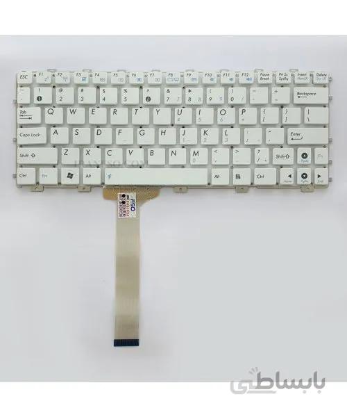 کیبرد لپ تاپ ایسوس Mini 1015-X101 سفید-اینترکوچک بدون فریم