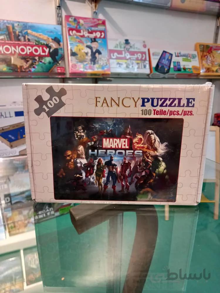 پازل 100 قطعه طرح قهرمانان مارول Fancy ا Fancy 100 pcs puzzle Marvels Heros
