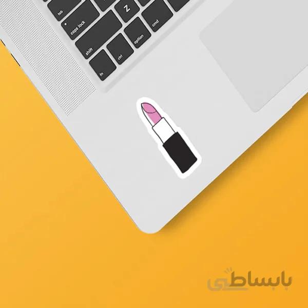 استیکر لپ تاپ طرح دخترونه ۰۱