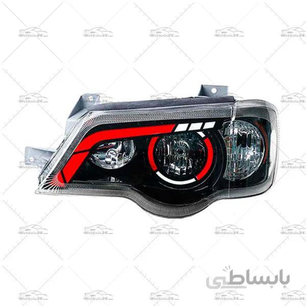 چراغ جلو اسپرت پراید 132 و 111 طرح پازل قرمز