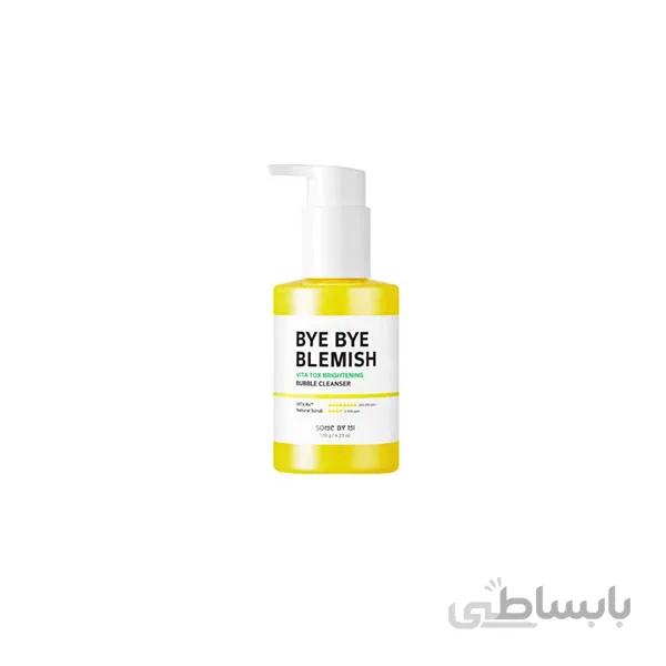 کیلینزر حبابی یوجا نیاسین some by mi ا some by mi bye bye blemish bubble cleanser