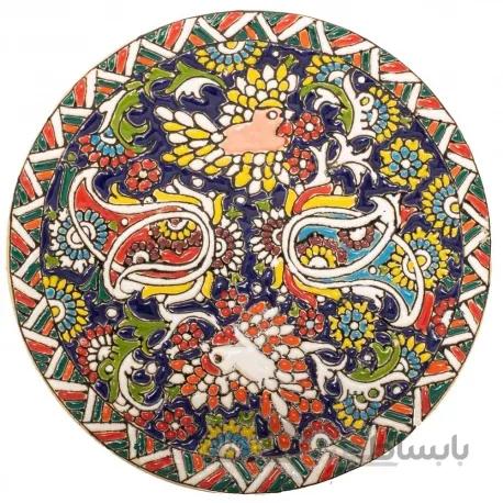 بشقاب مینا کاری 17 سانتی متر کد 8508452
