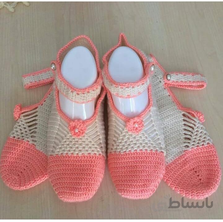 پاپوش بافتنی مدل102 sindra