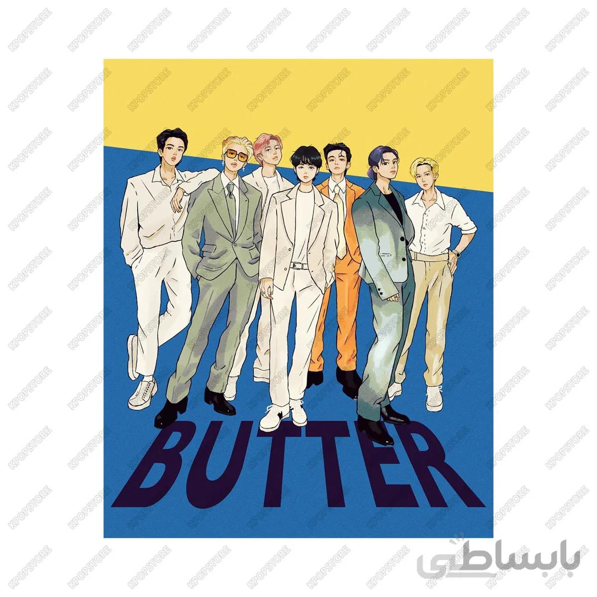استیکر bts butter کد 11254