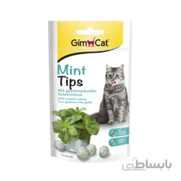 تشویقی توپی گربه با طعم نعناع جیم کت – GimCat Mint Tips