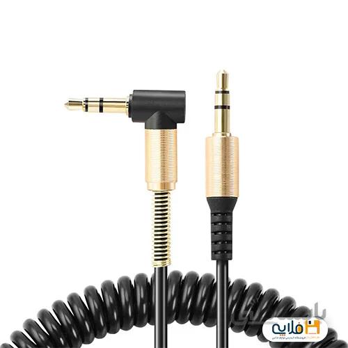 کابل انتقال صدا ( کابل AUX ) فنری 1.8 متری ا Aux Cable 1.8 m