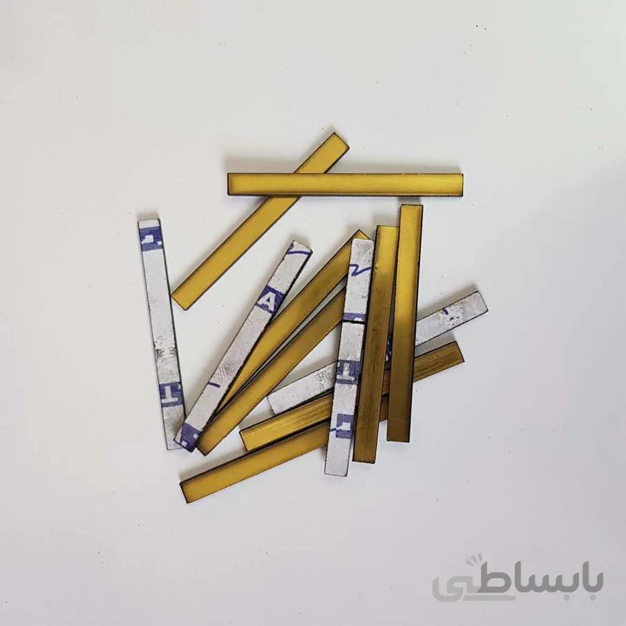 نشانه ساعت سایز بزرگ طلایی